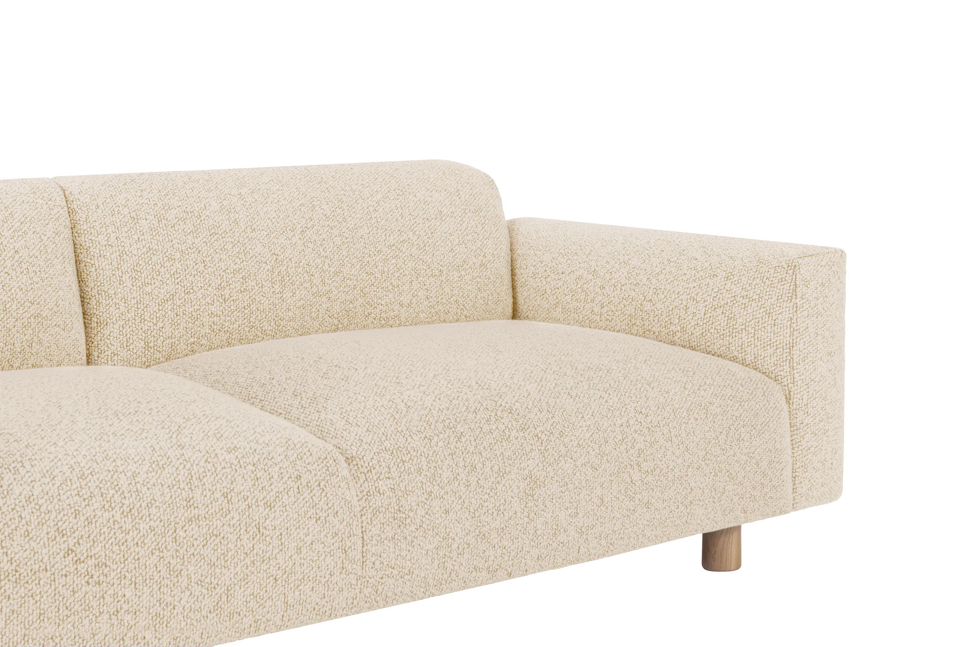 Koti 3-sits soffa 240 cm, Eggshell Hem