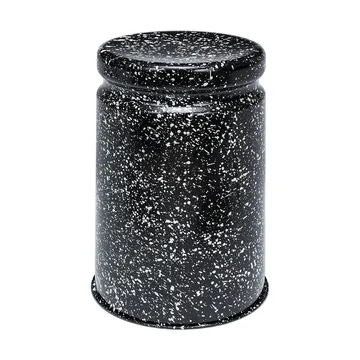 Last pall Ø32x44 cm - Black-white splatter - Hem