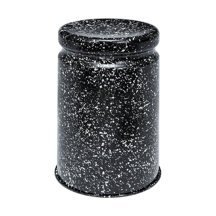 Last pall Ø32x44 cm - Black-white splatter - Hem
