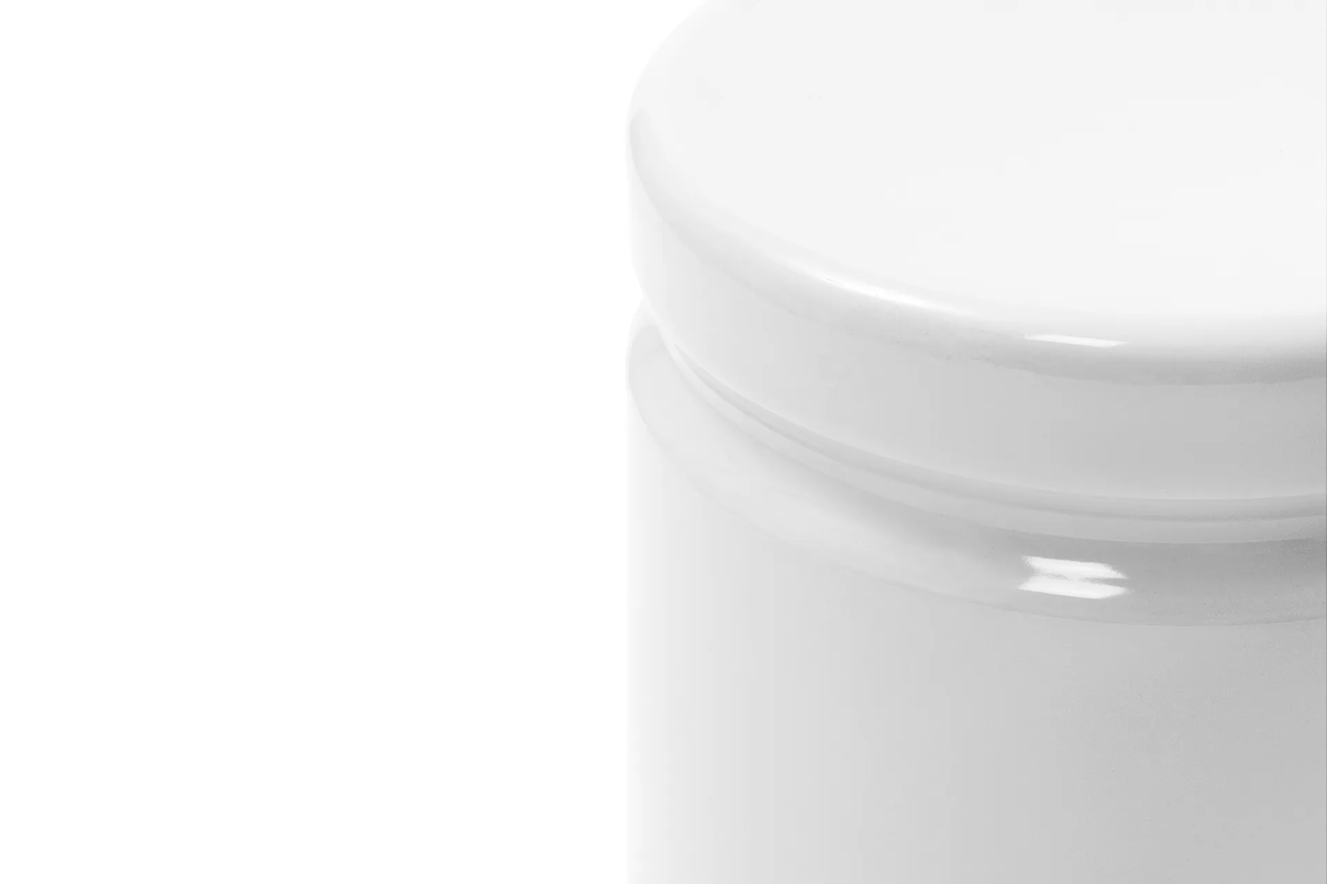 Last pall Ø32x44 cm, White Hem