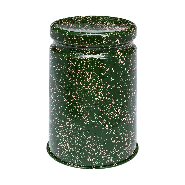 Last rund pall Ø32x44 cm - Green-pink splatter - Hem