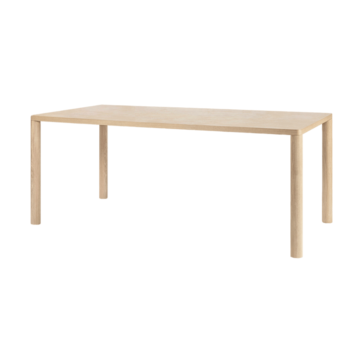 Log matbord 90x180 cm - Oak - Hem
