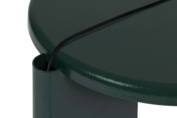 Lolly sidobord 56 cm, Black green gloss Hem