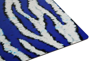 Monster bordstablett 30x40 cm 2-pack - Ultramarine blue-white - Hem