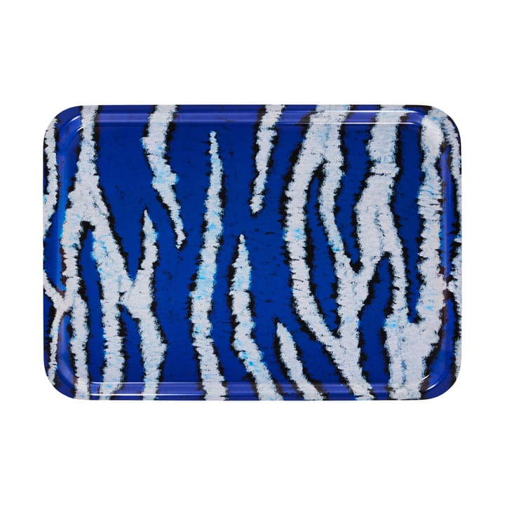 Monster bricka Medium 37x53 cm - Ultramarine blue-white - Hem