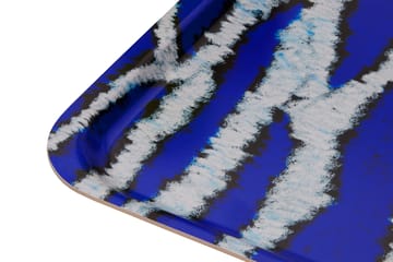 Monster bricka Medium 37x53 cm - Ultramarine blue-white - Hem