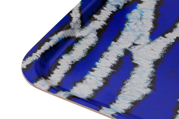 Monster bricka Medium 37x53 cm, Ultramarine blue-white Hem