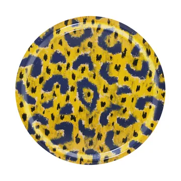 Monster bricka Medium Ø49 cm - Ochre yellow-grey-black - Hem