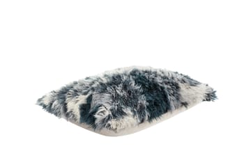Monster kudde Large 40x60 cm - Dark teal-off white - Hem