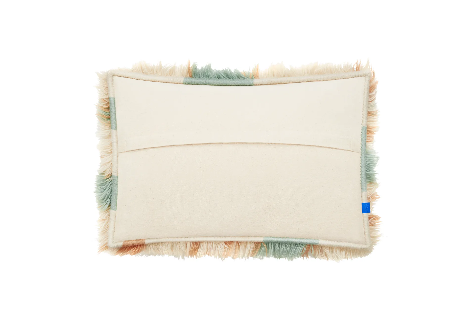 Monster kudde Large 40x60 cm, Turquoise-peach Hem