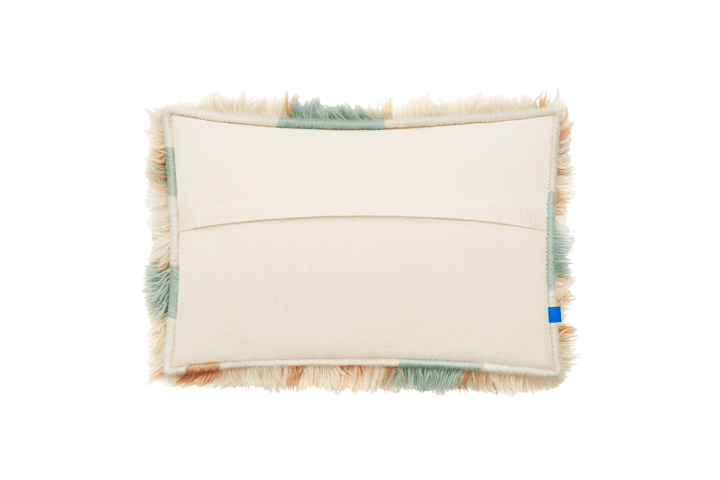 Monster kudde Large 40x60 cm, Turquoise-peach Hem