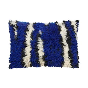 Monster kudde Large 40x60 cm - Ultramarine blue-off white - Hem