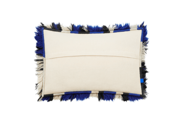 Monster kudde Large 40x60 cm - Ultramarine blue-off white - Hem