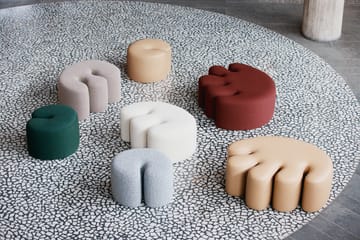 Palma puff Small 58x65 cm - Pebble - Hem