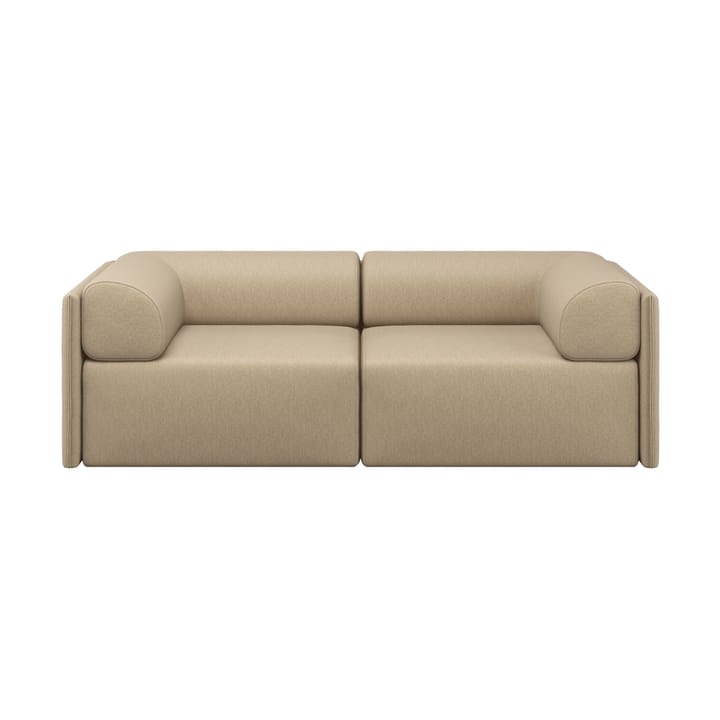 Palo Block 2-sits soffa med armstöd Low 200 cm - Beige - Hem