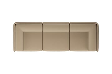 Palo Block 3-sits soffa med armstöd Low 295 cm - Beige - Hem