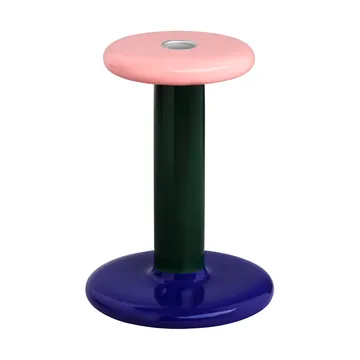 Pesa ljusstake Medium 18 cm - Pink-black green-night blue - Hem
