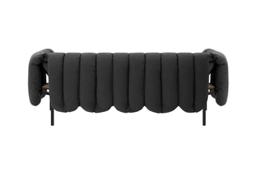 Puffy 2,5-sits soffa 205 cm - Anthracite-black grey - Hem