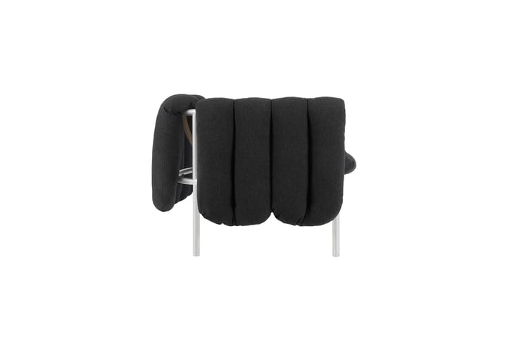 Puffy 2,5-sits soffa 205 cm, Anthracite-rostfritt stål Hem