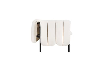 Puffy 2,5-sits soffa 205 cm - Natural-black grey - Hem