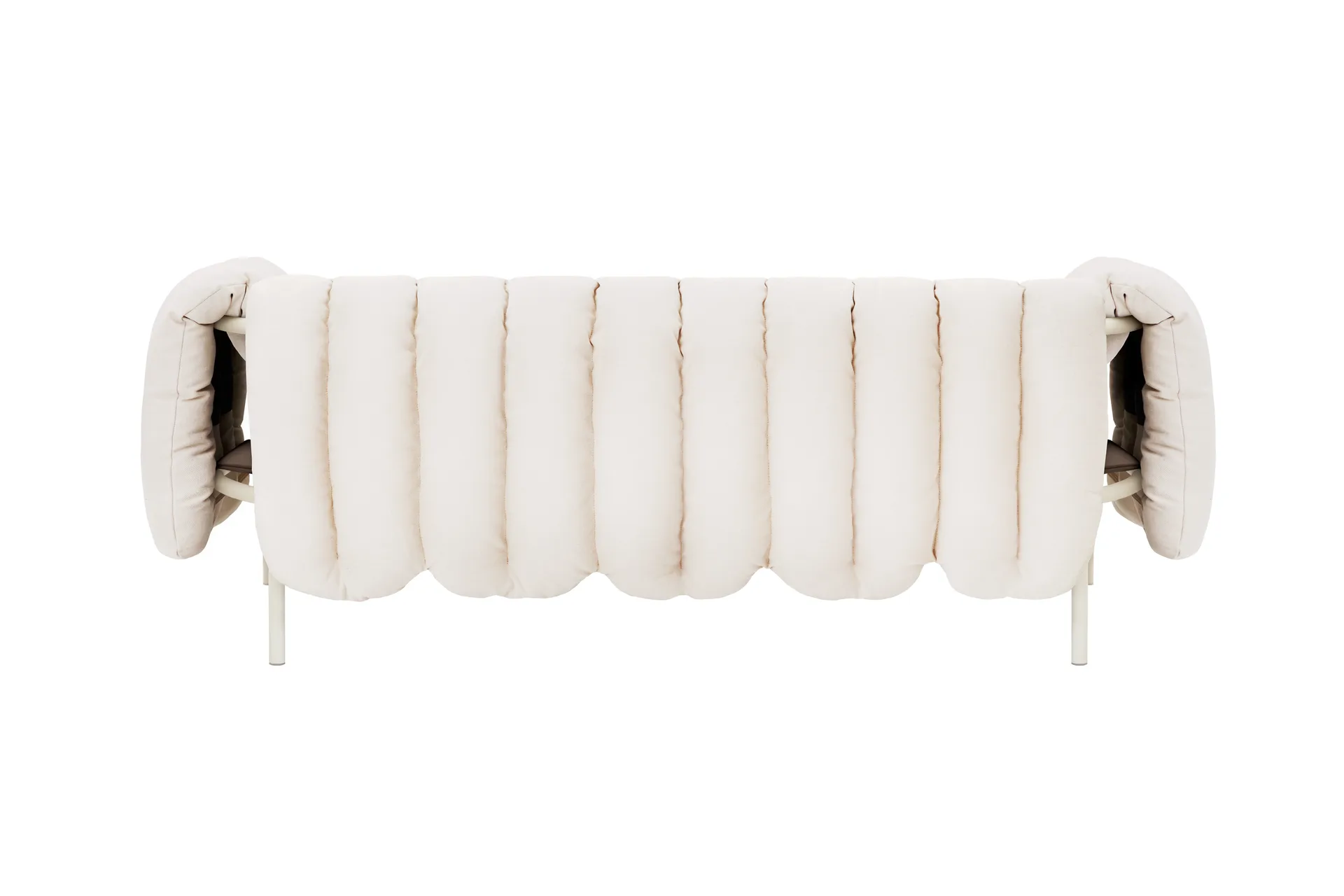 Puffy 2,5-sits soffa 205 cm, Natural-cream Hem