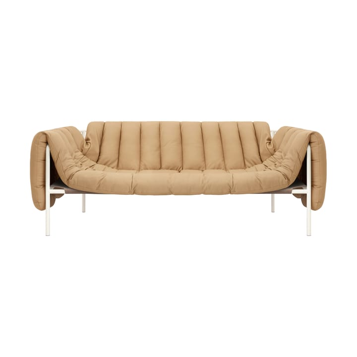 Puffy 2,5-sits soffa 205 cm - Sand leather-cream - Hem