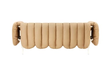Puffy 2,5-sits soffa 205 cm - Sand leather-cream - Hem