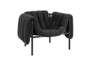 Puffy loungefåtölj - Anthracite-black grey - Hem