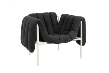Puffy loungefåtölj - Anthracite-cream - Hem