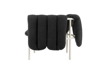 Puffy loungefåtölj - Anthracite-cream - Hem