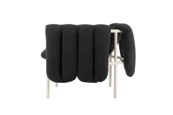 Puffy loungefåtölj, Anthracite-cream Hem