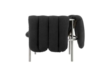 Puffy loungefåtölj - Anthracite-rostfritt stål - Hem