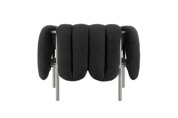 Puffy loungefåtölj - Anthracite-rostfritt stål - Hem