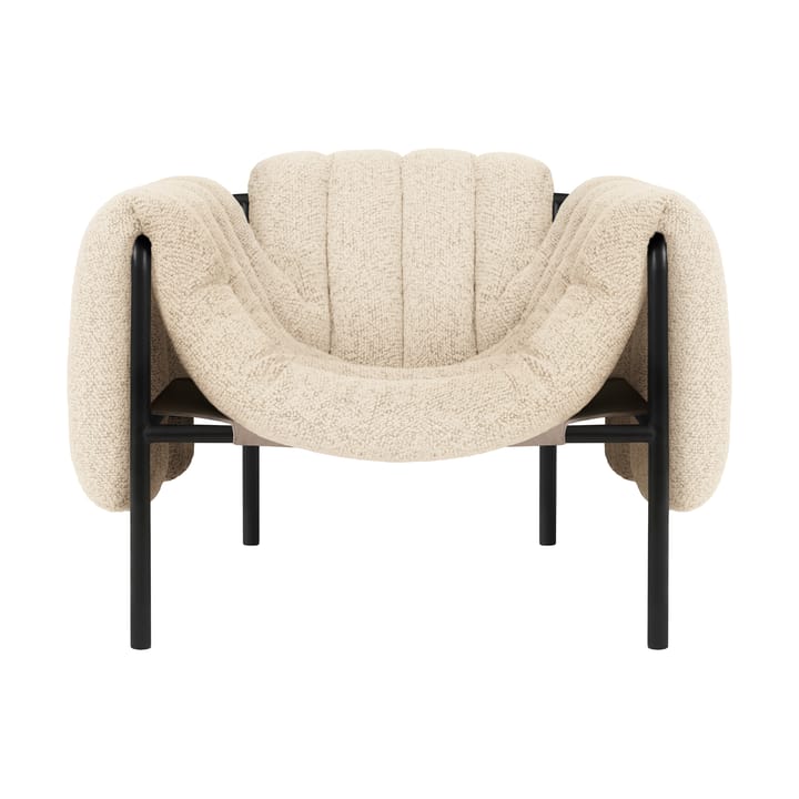 Puffy loungefåtölj - Eggshell-black grey - Hem