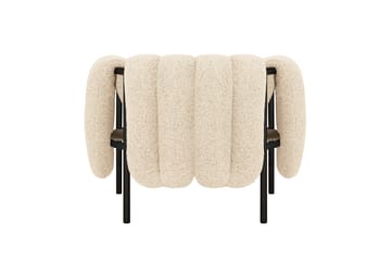 Puffy loungefåtölj - Eggshell-black grey - Hem