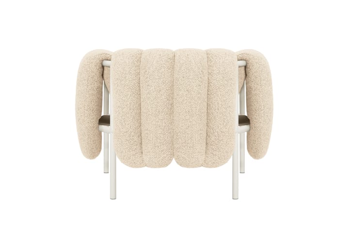Puffy loungefåtölj, Eggshell-cream Hem