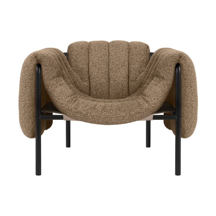 Puffy loungefåtölj - Sawdust-black grey - Hem