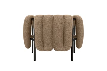 Puffy loungefåtölj - Sawdust-black grey - Hem