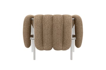 Puffy loungefåtölj - Sawdust-rostfritt stål - Hem