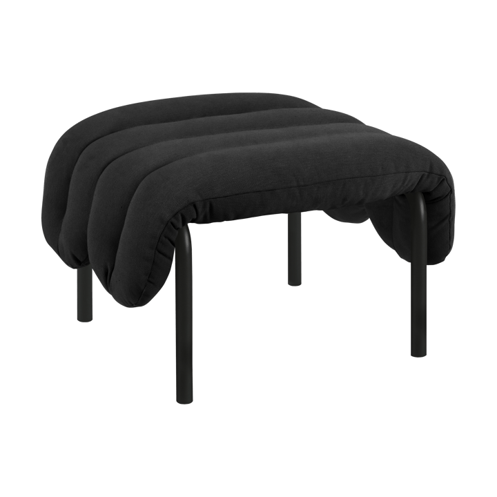 Puffy ottoman 58x67 cm - Anthracite-black grey - Hem