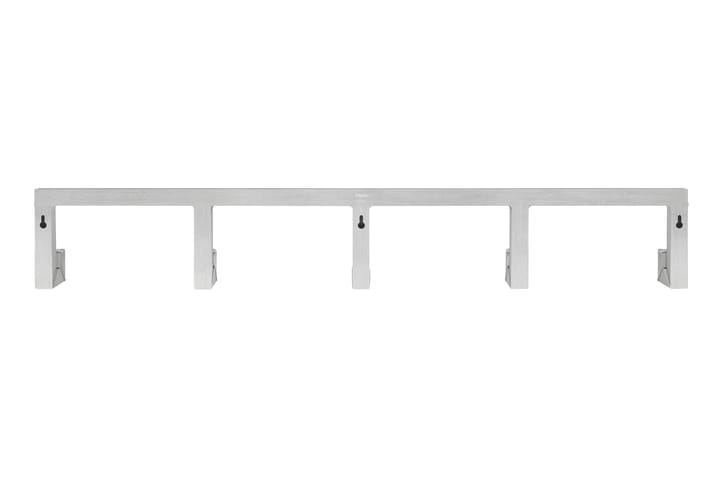 Tig Quintuple krok 115 cm, Borstad aluminium Hem