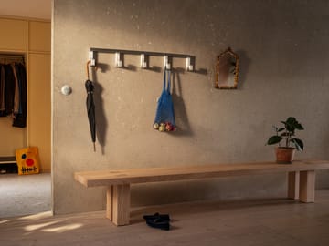 Tig Quintuple krok 115 cm - Borstad aluminium - Hem
