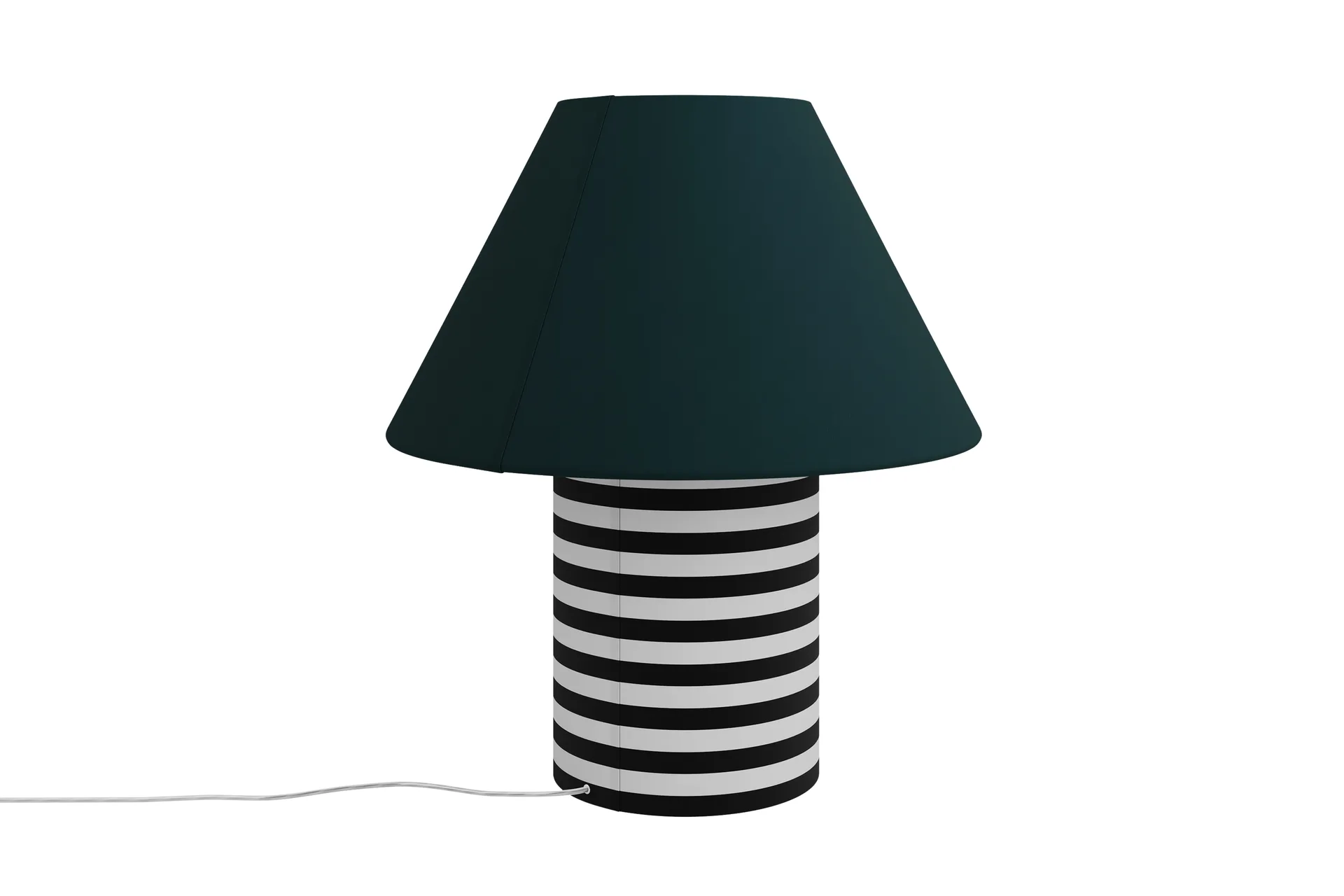 Toto bordslampa Large 64 cm, Pine-black & white stripes Hem