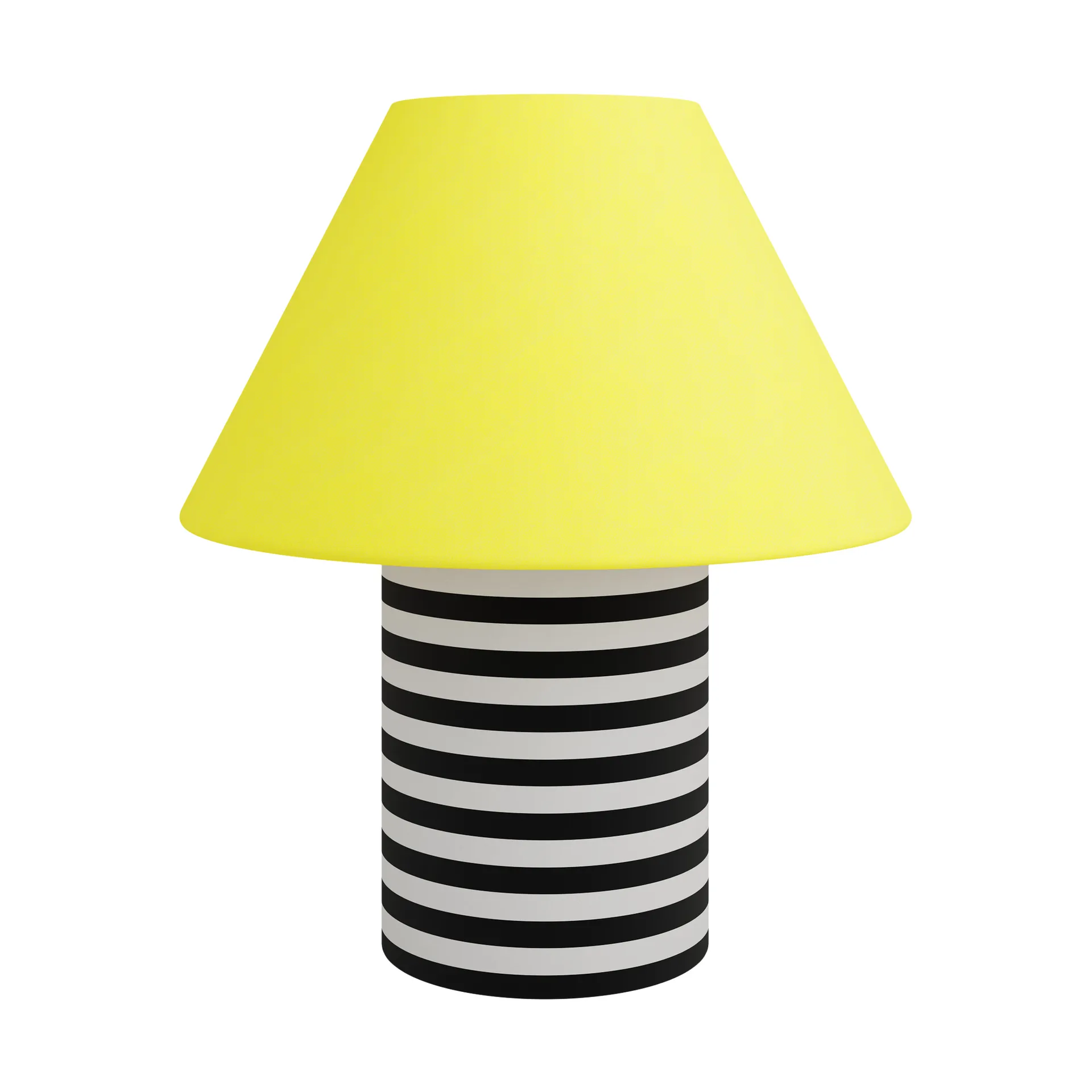 Toto bordslampa Large 64 cm, Wax yellow-black & white stripes Hem