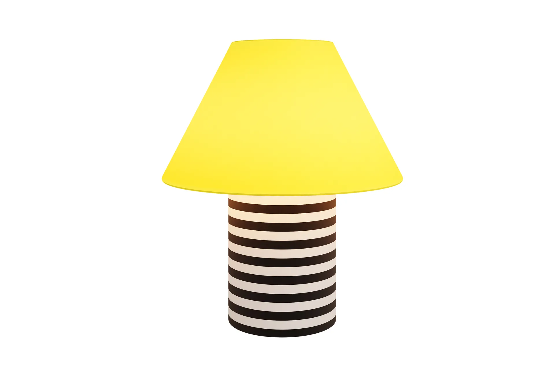 Toto bordslampa Large 64 cm, Wax yellow-black & white stripes Hem
