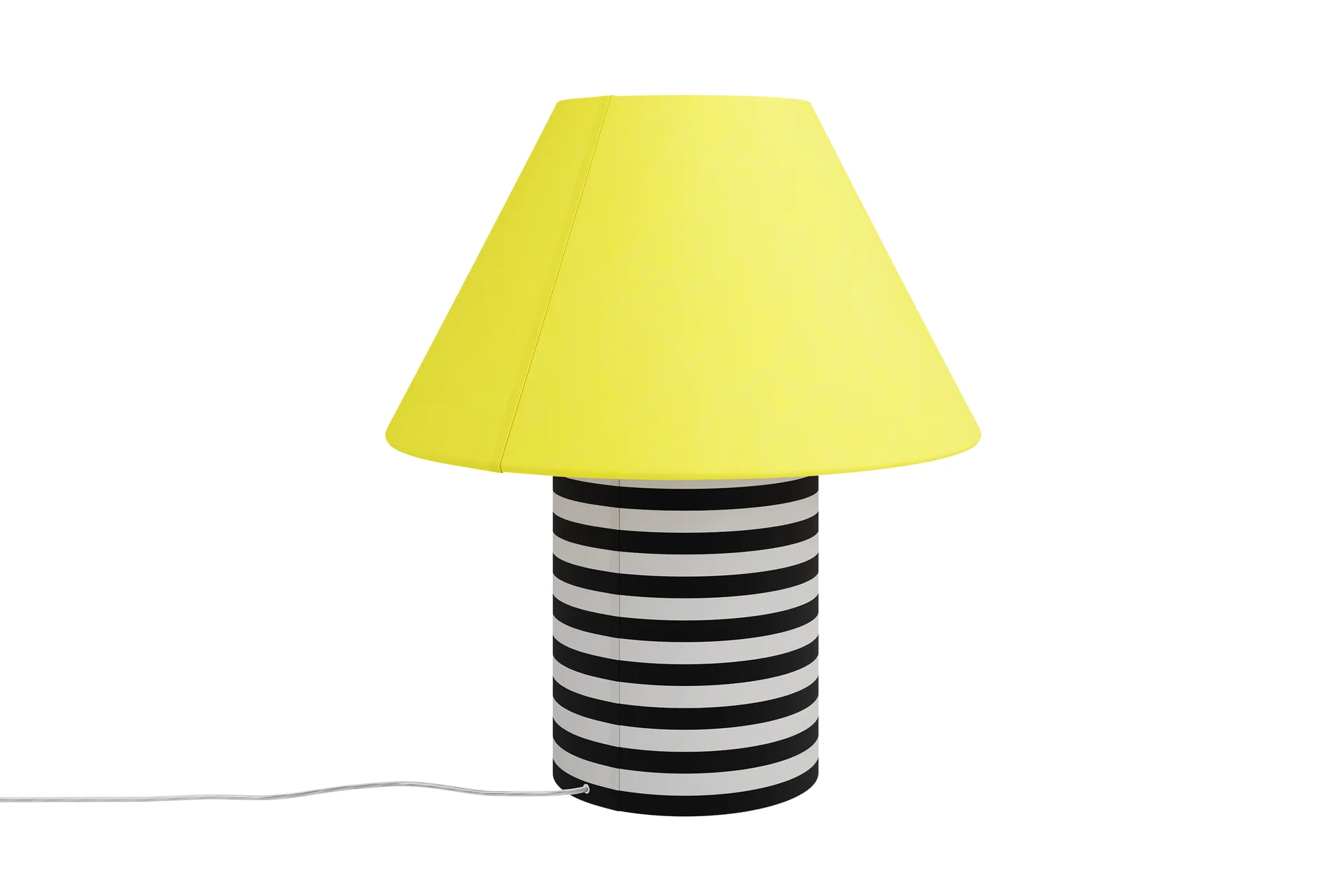 Toto bordslampa Large 64 cm, Wax yellow-black & white stripes Hem