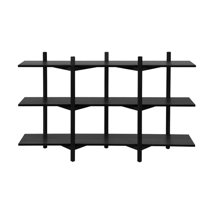 Zig Zag hylla Low 175x100 cm - Black - Hem