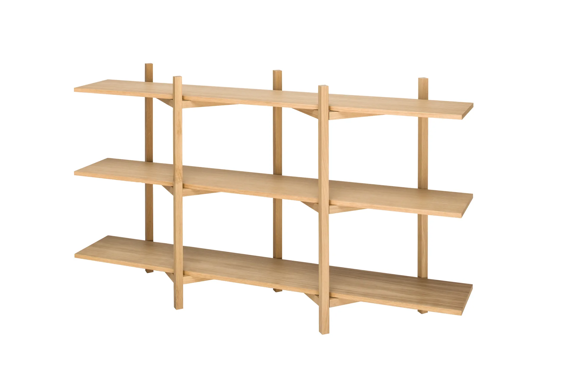 Zig Zag hylla Low 175x100 cm, Ek Hem