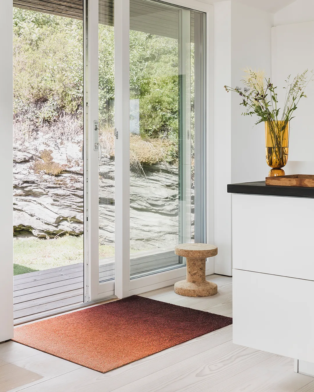 Dis gångmatta, rust, 85x150x0,7 cm Heymat