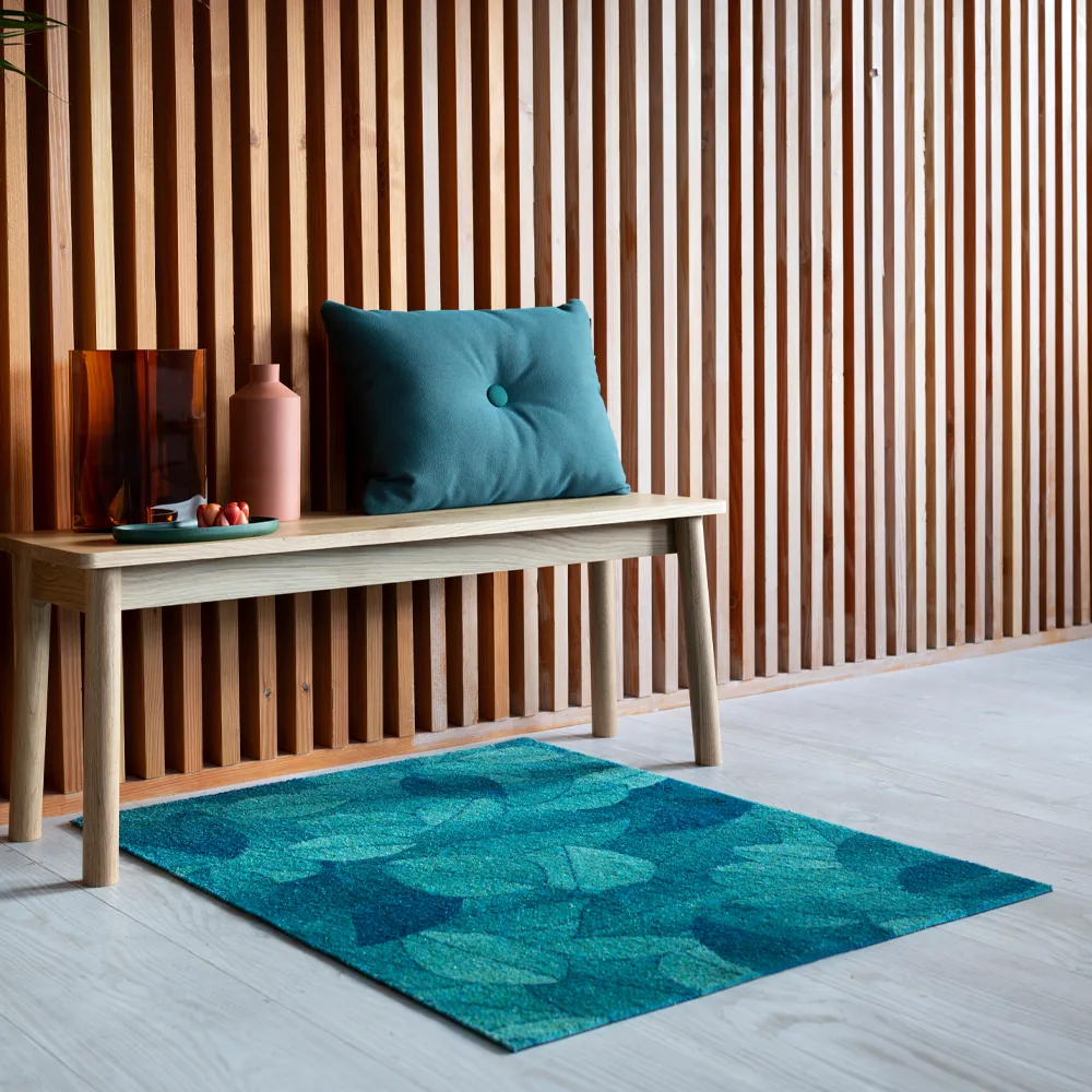 Foliage dörrmatta, blue dusk, 85x60 cm Heymat